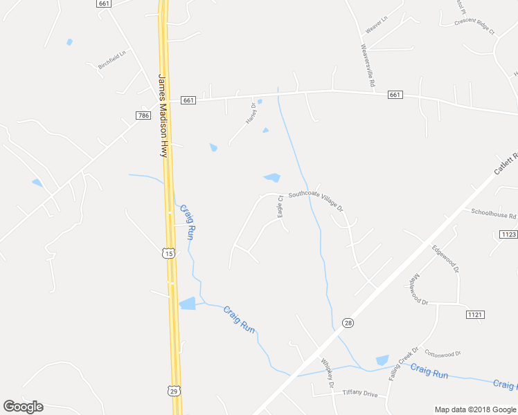 map of restaurants, bars, coffee shops, grocery stores, and more near 10988 Southcoate Village Drive in Bealeton