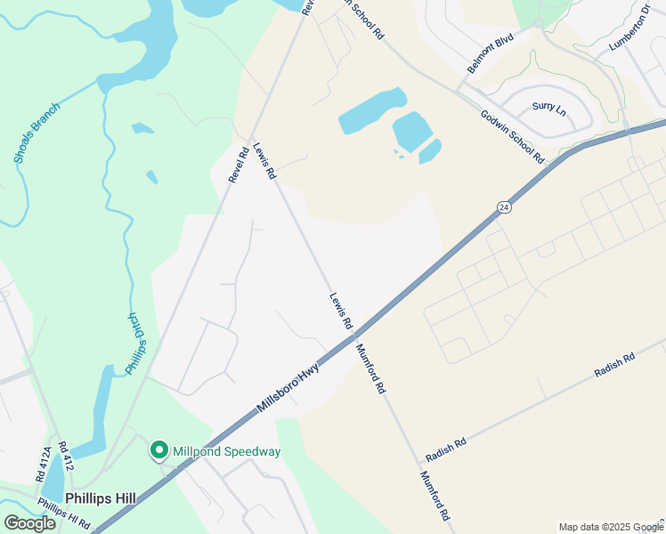 map of restaurants, bars, coffee shops, grocery stores, and more near 30001 Lewis Road in Millsboro