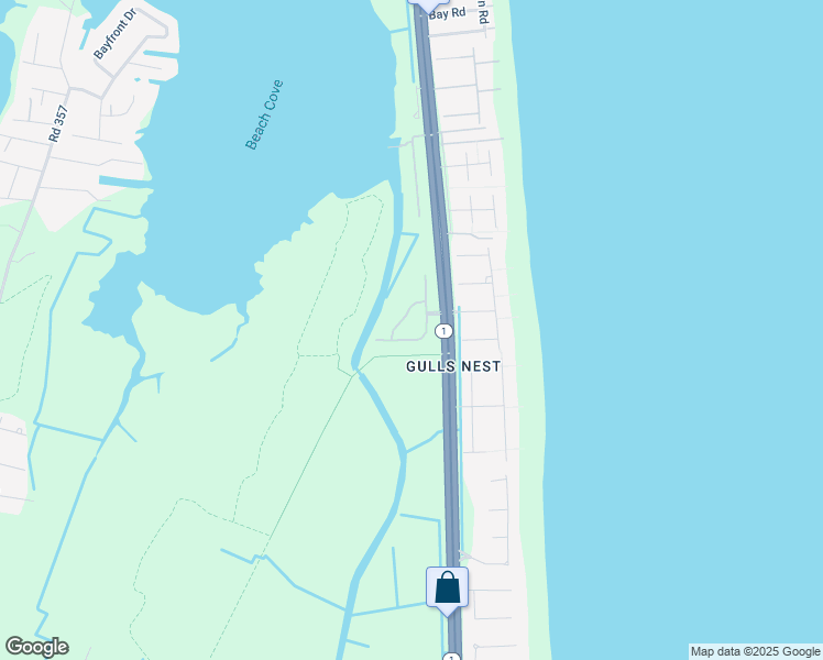 map of restaurants, bars, coffee shops, grocery stores, and more near 318 Le Pointe Drive in Bethany Beach