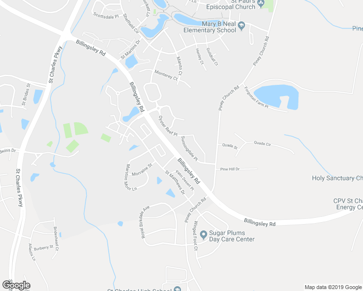 map of restaurants, bars, coffee shops, grocery stores, and more near 11727 Sunningdale Place in Waldorf