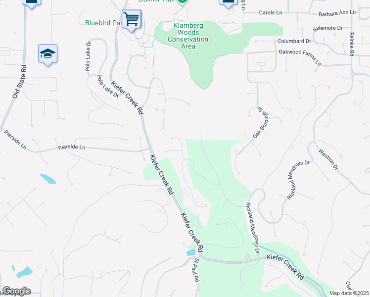 map of restaurants, bars, coffee shops, grocery stores, and more near 354 Panhurst Court in Ballwin