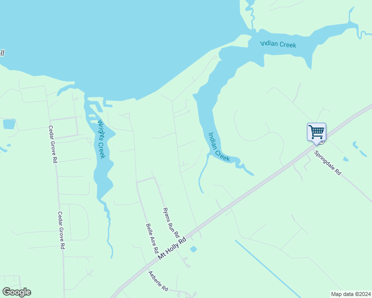 map of restaurants, bars, coffee shops, grocery stores, and more near 5635 Beach Haven Road in East New Market