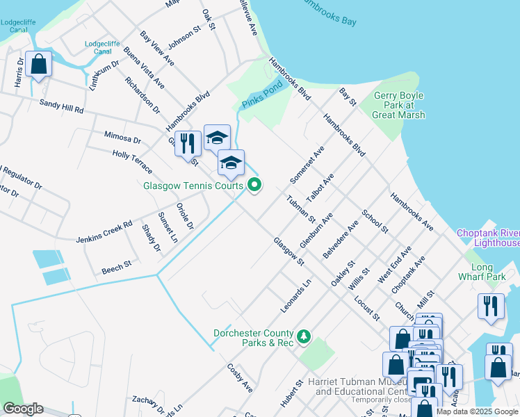 map of restaurants, bars, coffee shops, grocery stores, and more near 315 Somerset Avenue in Cambridge
