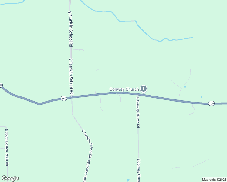 map of restaurants, bars, coffee shops, grocery stores, and more near 8322 Indiana 160 in Salem