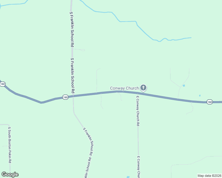 map of restaurants, bars, coffee shops, grocery stores, and more near 8322 Indiana 160 in Salem