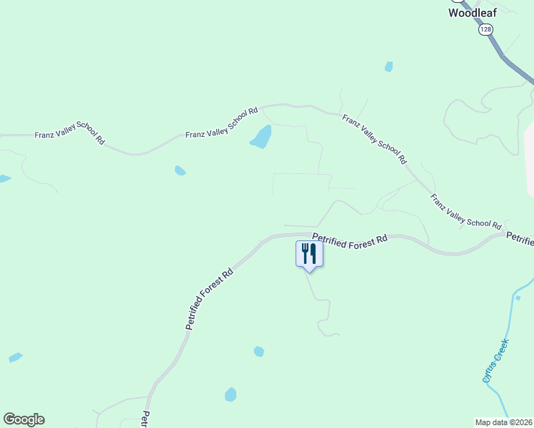 map of restaurants, bars, coffee shops, grocery stores, and more near 442 Petrified Forest Road in Calistoga