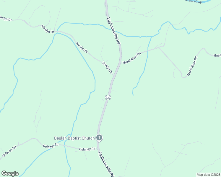 map of restaurants, bars, coffee shops, grocery stores, and more near Eggbornsville Road in Rixeyville