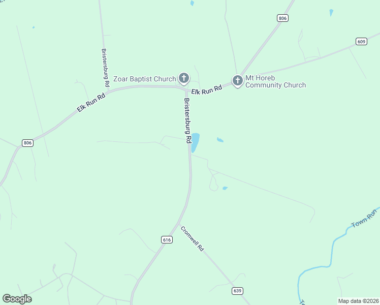 map of restaurants, bars, coffee shops, grocery stores, and more near 11223 Bristersburg Road in Catlett