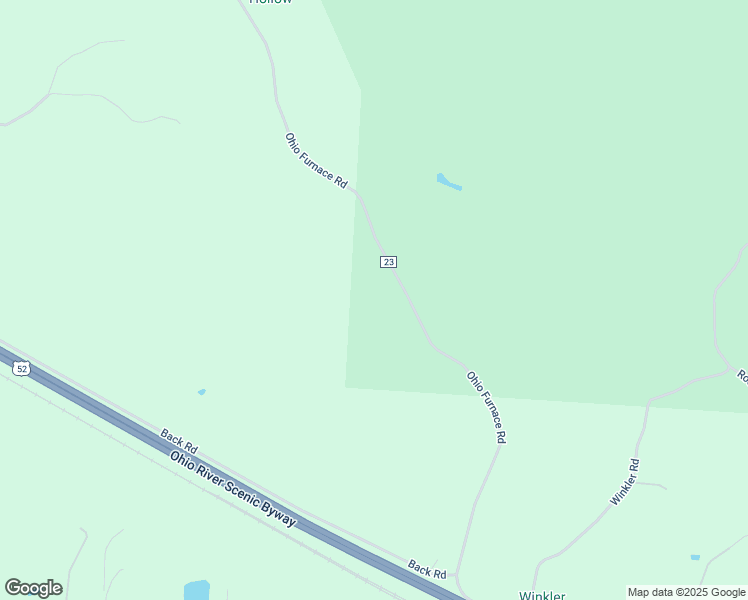 map of restaurants, bars, coffee shops, grocery stores, and more near 1063 County Road 23 in Ironton