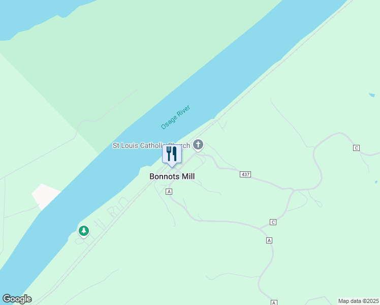 map of restaurants, bars, coffee shops, grocery stores, and more near 144 Country Wood Lane in Bonnots Mill