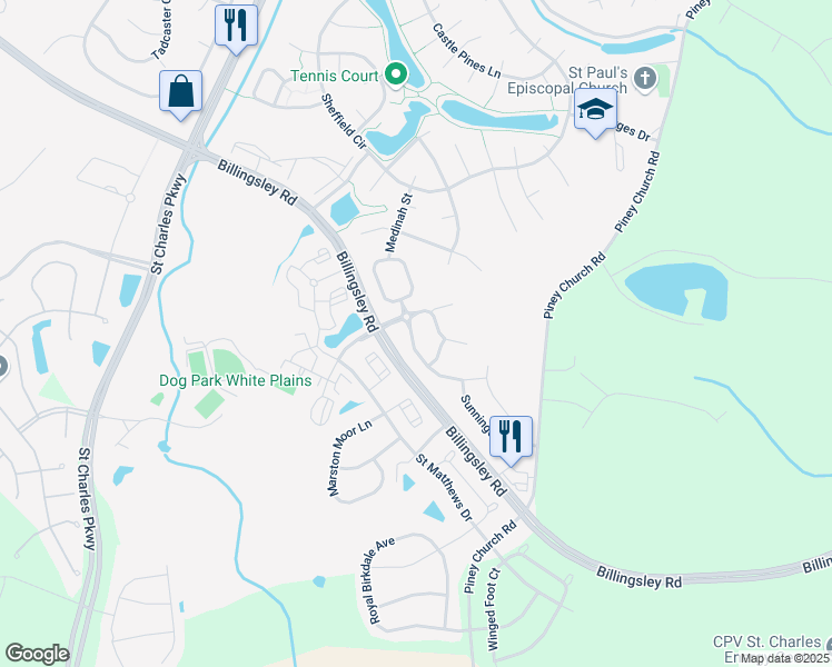map of restaurants, bars, coffee shops, grocery stores, and more near 4988 Oyster Reef Place in Waldorf