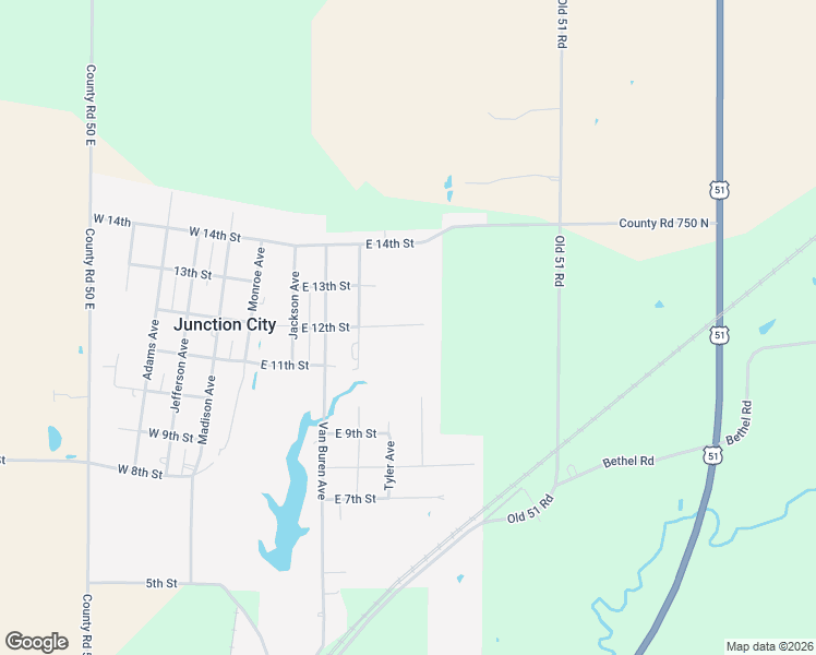 map of restaurants, bars, coffee shops, grocery stores, and more near 501-511 East 12th Street in Sandoval