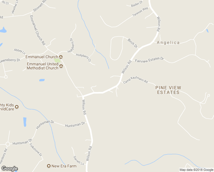 map of restaurants, bars, coffee shops, grocery stores, and more near 950 Wilson Road in Huntingtown