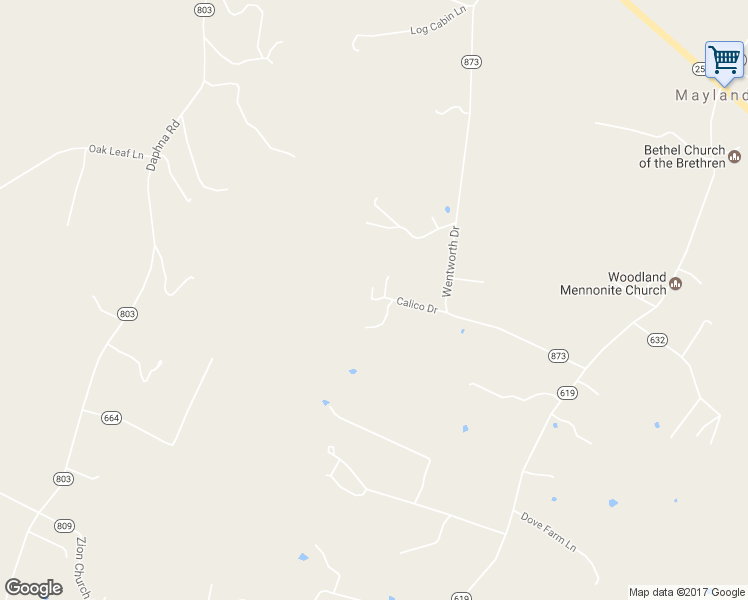 map of restaurants, bars, coffee shops, grocery stores, and more near 2589 Calico Drive in Broadway