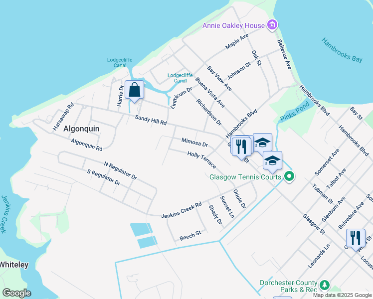 map of restaurants, bars, coffee shops, grocery stores, and more near 109 Holly Terrace in Cambridge