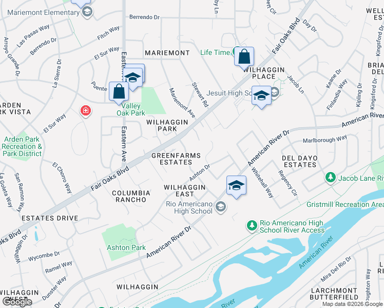 map of restaurants, bars, coffee shops, grocery stores, and more near 904 Saverien Drive in Sacramento