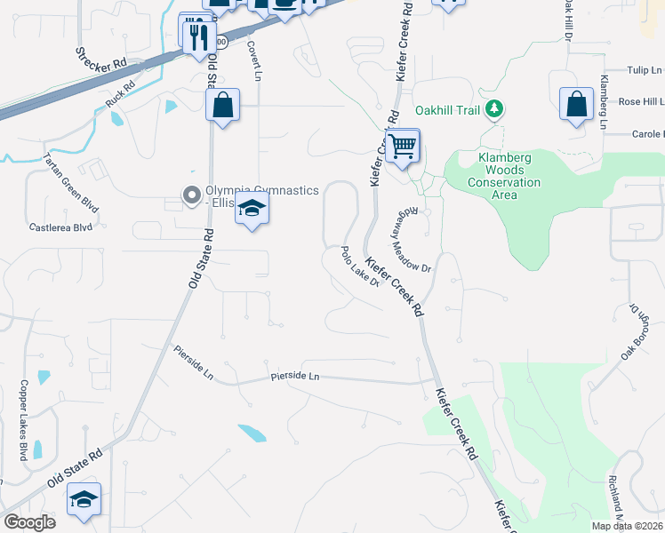 map of restaurants, bars, coffee shops, grocery stores, and more near 1348 Mallet Hill in Ellisville