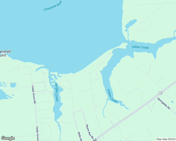 map of restaurants, bars, coffee shops, grocery stores, and more near 5652 Beach Haven Road in East New Market