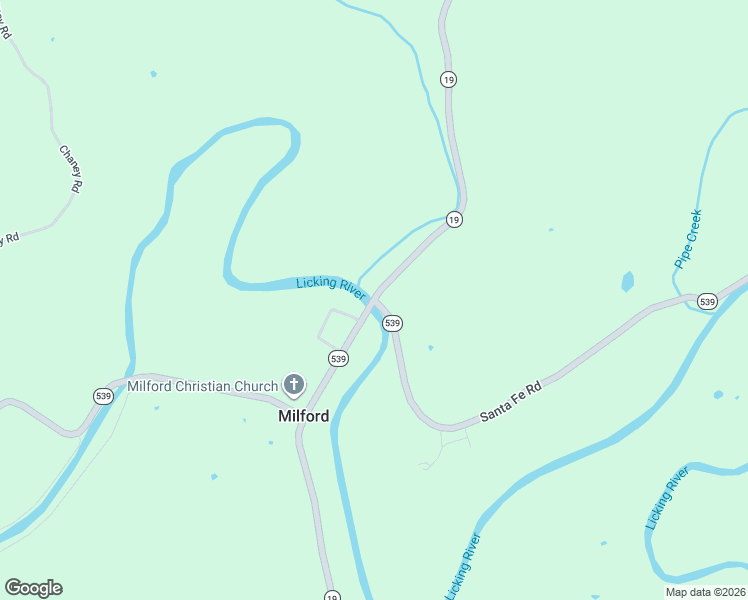 map of restaurants, bars, coffee shops, grocery stores, and more near Kentucky 539 in Brooksville