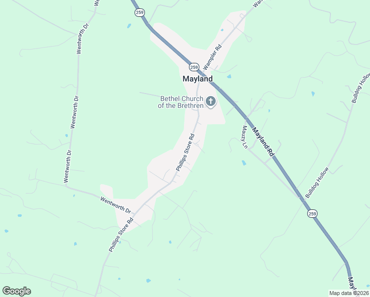 map of restaurants, bars, coffee shops, grocery stores, and more near 11093-11143 Phillips Store Road in Broadway