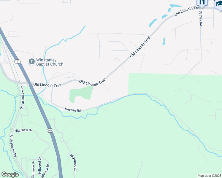 map of restaurants, bars, coffee shops, grocery stores, and more near 406 Marcinah Lane in Fairview Heights