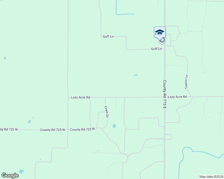 map of restaurants, bars, coffee shops, grocery stores, and more near 2921 Lazy Acre Road in Odin