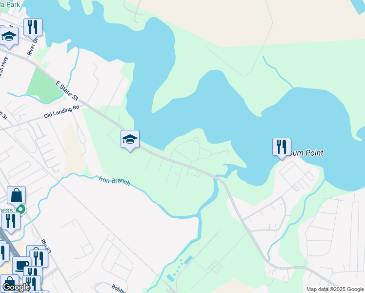map of restaurants, bars, coffee shops, grocery stores, and more near 10029 Iron Pointe Drive Extension in Millsboro