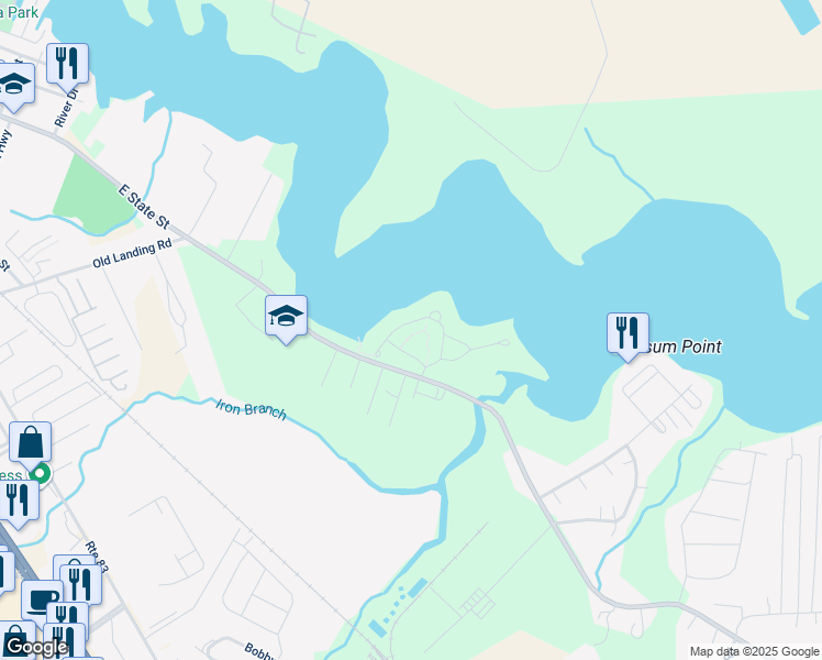 map of restaurants, bars, coffee shops, grocery stores, and more near 10029 Iron Pointe Drive Extension in Millsboro