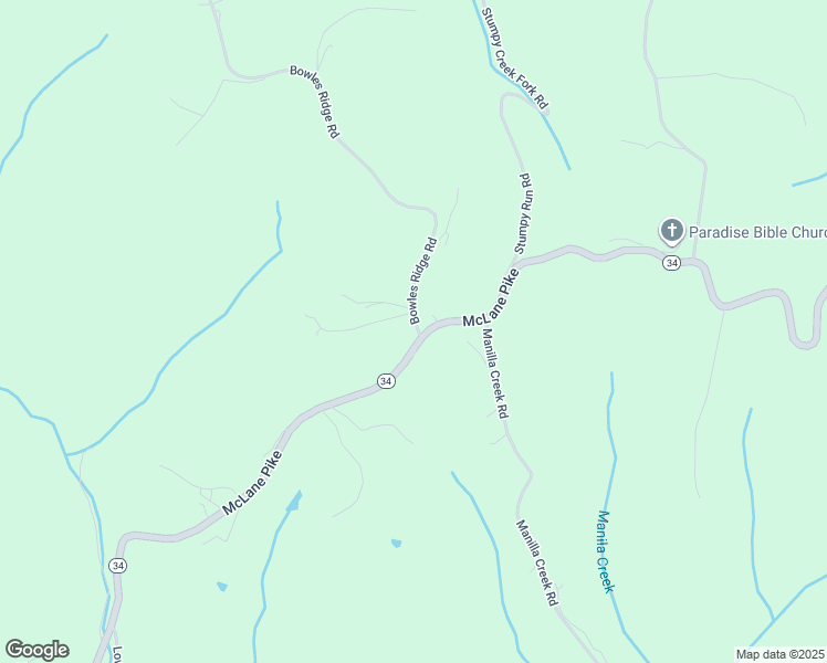 map of restaurants, bars, coffee shops, grocery stores, and more near 15 Bowles Ridge Road in Leon