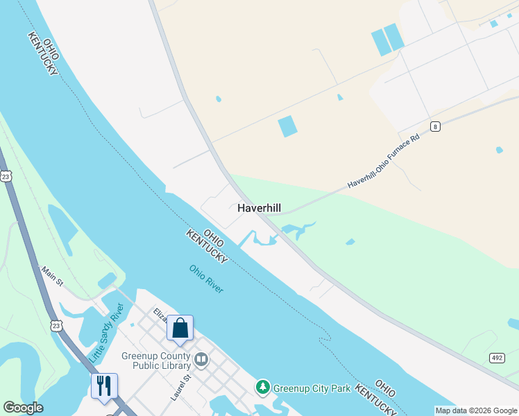 map of restaurants, bars, coffee shops, grocery stores, and more near in Haverhill