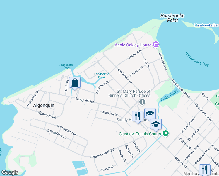 map of restaurants, bars, coffee shops, grocery stores, and more near 110 Richardson Drive in Cambridge