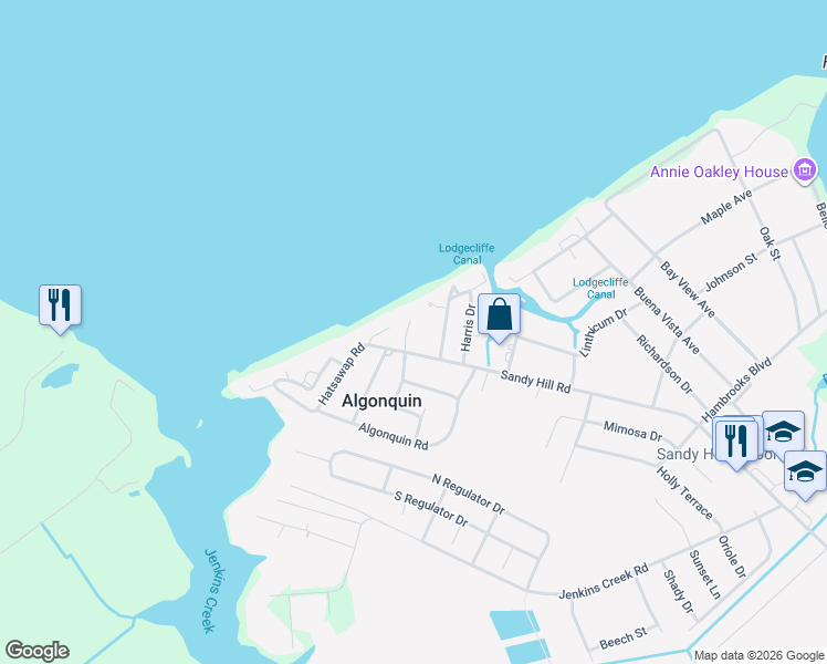 map of restaurants, bars, coffee shops, grocery stores, and more near 102 Shawnee Circle in Cambridge