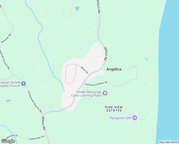 map of restaurants, bars, coffee shops, grocery stores, and more near 4242 Birch Drive in Huntingtown