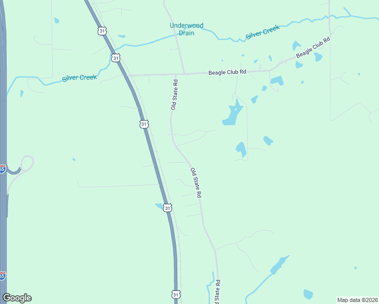 map of restaurants, bars, coffee shops, grocery stores, and more near 2626 Old State Road in Henryville