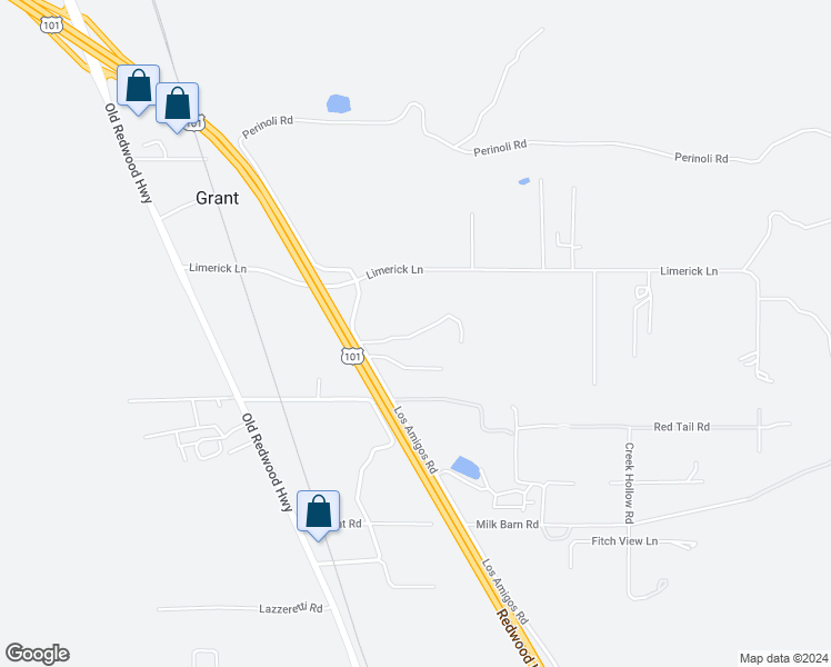 map of restaurants, bars, coffee shops, grocery stores, and more near 12490 Los Amigos Road in Healdsburg