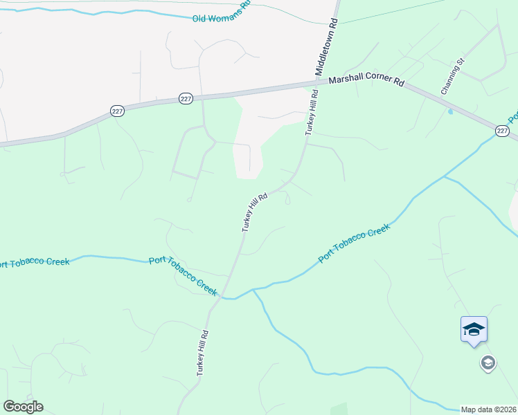 map of restaurants, bars, coffee shops, grocery stores, and more near 8630 Turkey Hill Road in La Plata