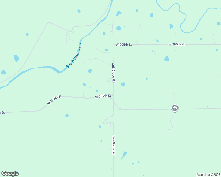 map of restaurants, bars, coffee shops, grocery stores, and more near 29768 Oak Grove Road in Paola