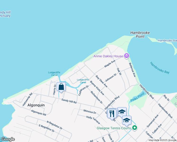 map of restaurants, bars, coffee shops, grocery stores, and more near 206 Bay View Avenue in Cambridge