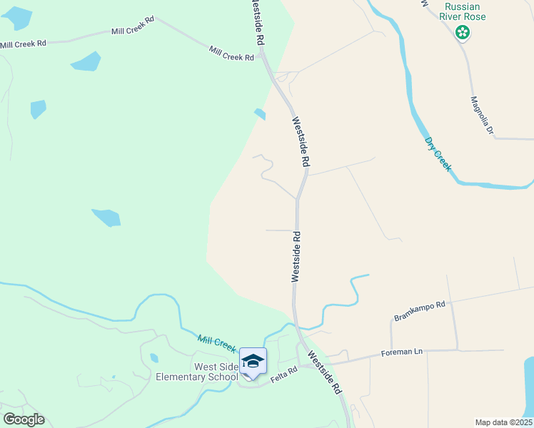 map of restaurants, bars, coffee shops, grocery stores, and more near 2291 Westside Road in Healdsburg