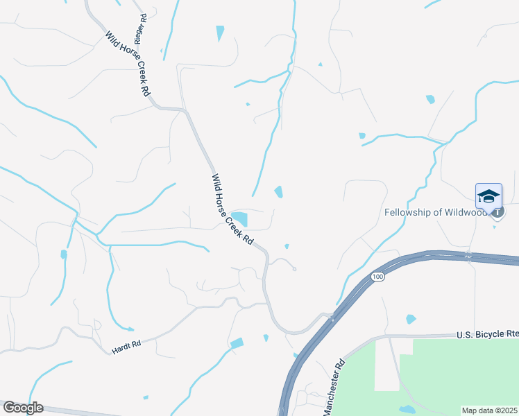 map of restaurants, bars, coffee shops, grocery stores, and more near 2208 Wild Horse Creek Road in Wildwood