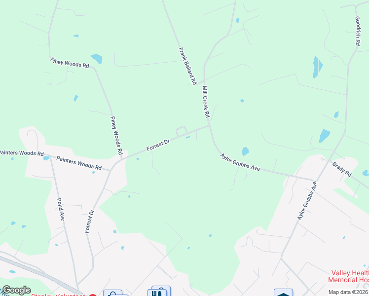 map of restaurants, bars, coffee shops, grocery stores, and more near 279 Forrest Drive in Luray