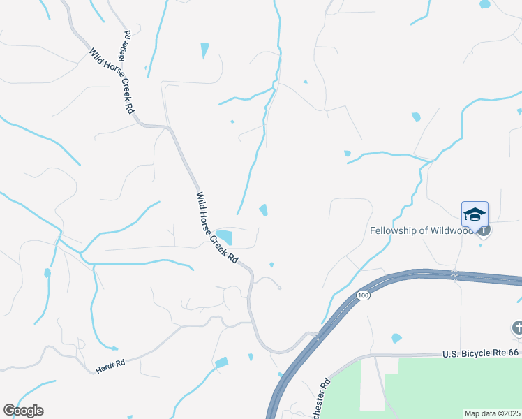 map of restaurants, bars, coffee shops, grocery stores, and more near 2208 Wild Horse Creek Road in Wildwood