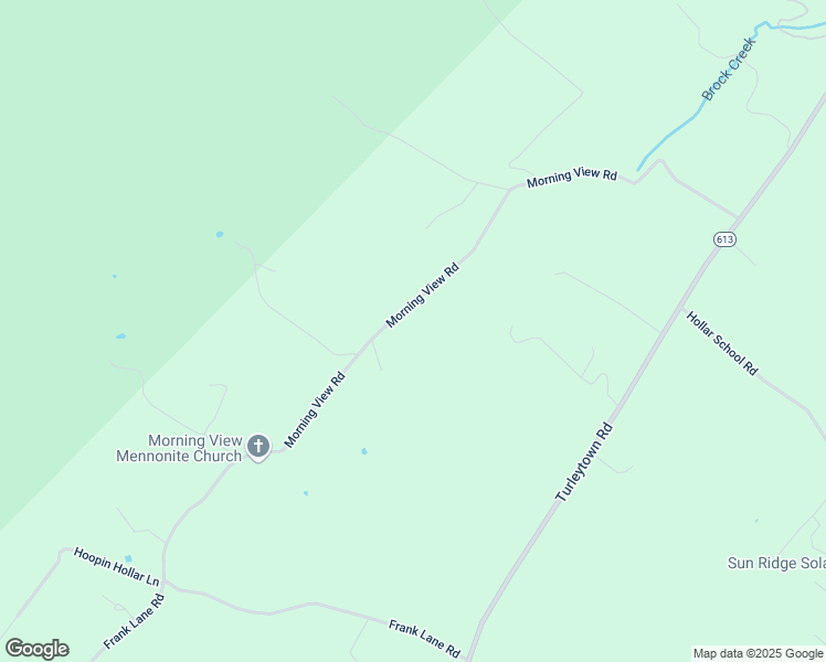 map of restaurants, bars, coffee shops, grocery stores, and more near 10630 Morning View Road in Singers Glen