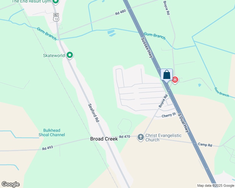 map of restaurants, bars, coffee shops, grocery stores, and more near 9790 Loblolly Avenue in Laurel