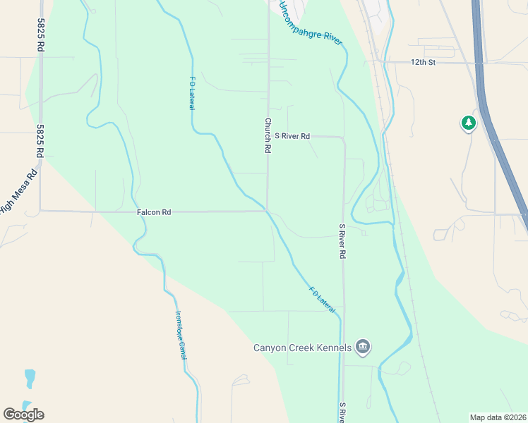 map of restaurants, bars, coffee shops, grocery stores, and more near 58788-58998 Falcon Road in Olathe