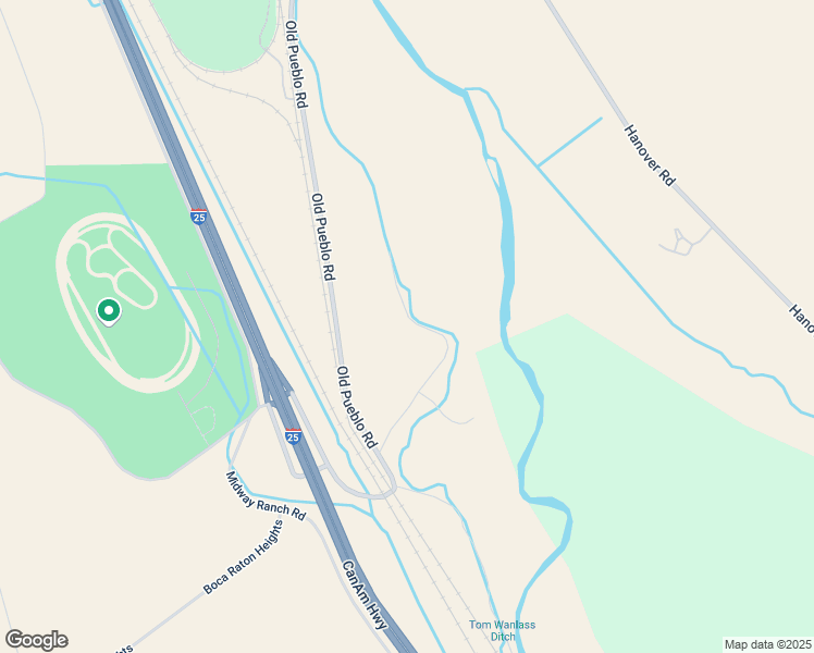 map of restaurants, bars, coffee shops, grocery stores, and more near 16990 Old Pueblo Road in Fountain