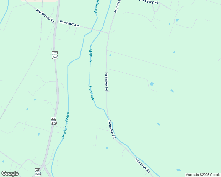 map of restaurants, bars, coffee shops, grocery stores, and more near 4023 Farmview Road in Luray