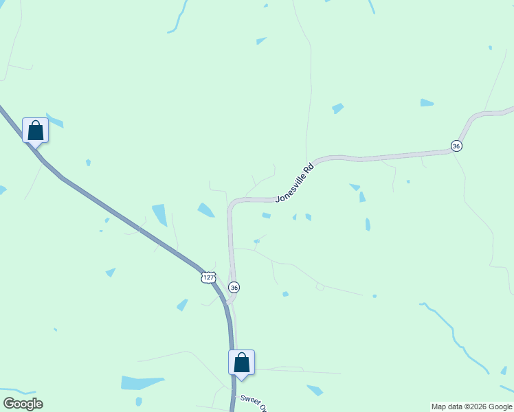 map of restaurants, bars, coffee shops, grocery stores, and more near Jonesville Road in Owenton