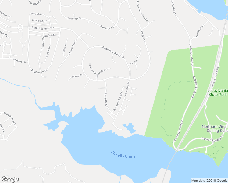 map of restaurants, bars, coffee shops, grocery stores, and more near 1885 Powells Landing Circle in Woodbridge