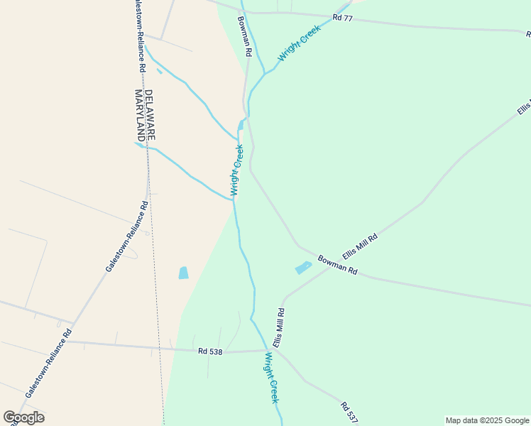 map of restaurants, bars, coffee shops, grocery stores, and more near 3454 Bowman Road in Seaford
